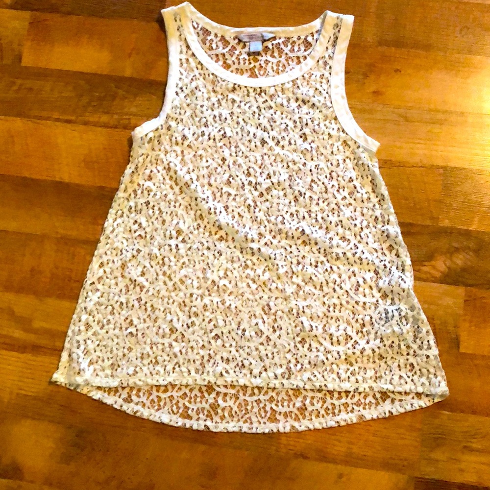 BANANA REPUBLIC LACE TANK